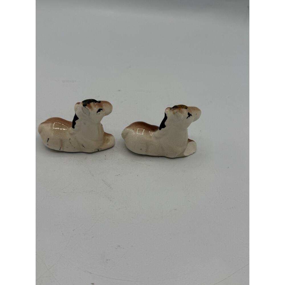 Vintage Porcelain Ceramic Glazed Finish Set Of 3 Foal Figurines JAPAN Pony Horse - Picture 3 of 6